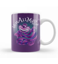 We Are All Mad Here The Cheshire Kedi Cat Kupa Bardak Porselen