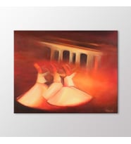 Arty Tablo Semazenler Tablo (Karışık)