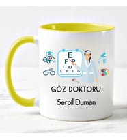 Göz Doktoru Kupa Bardağı Sarı