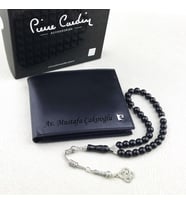 İsme Özel Pierre Cardin Deri Erkek Cüzdan + Tesbih HEDİYELİ