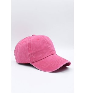 Eskitme Kumaş Pamuklu Pembe Kadın Şapka Kep