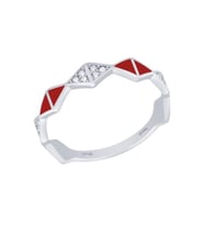 Diamond Line-Gülaylar Altın 14 Ayar Mineli Yüzük