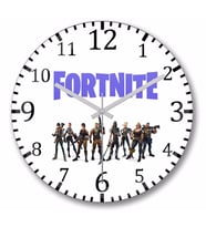 Fortnite   Duvar    Saati Bombeli Gercek Cam