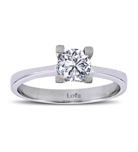 Lova G Renk 0,51 Karat Pırlanta Tektaş Yüzük - 1020019