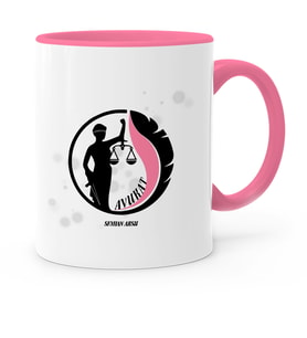 BK Gift Kişiye Özel Mesleki Avukat Pembe Kupa Bardak  19