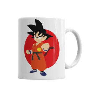 Goku Criança Kupa Bardak Porselen