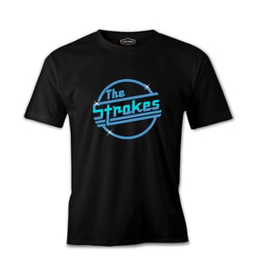 The Strokes - Logo Siyah Erkek Tshirt
