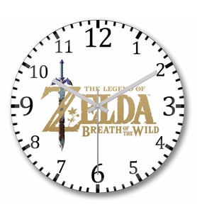 The Legend Of Zelda   Duvar Saati Bombeli Gercek Cam
