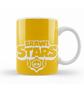 Brawl Stars  Logo Kupa Bardak Porselen