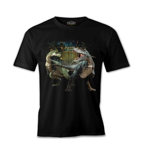 Jurassic World II Siyah Erkek Tshirt