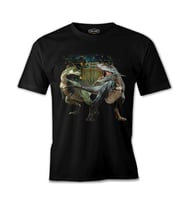 Jurassic World II Siyah Erkek Tshirt