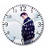 NCT 2020 Taeyong Duvar Saati Bombeli Gercek Cam