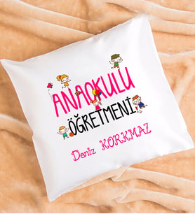 Anaokulu Öğretmeni Hediye Yastık