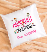 Anaokulu Öğretmeni Hediye Yastık