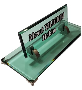Masalık Buro Ofıs Kalemlik M533 Yesil SILVER Masa İsimliği