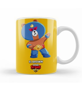 Brawl Stars  El Brown Kupa Bardak Porselen
