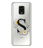 Papatya Harf Tasarım Süper Şeffaf Silikon Telefon Kılıfı Xiomai Redmi Note 9 Pro
