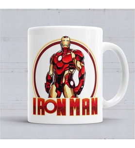 İronman Flying Kupa Bardak Porselen