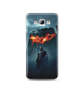 Batman Tasarım Süper Şeffaf Silikon Telefon Kılıfı Samsung A8 (2015)  