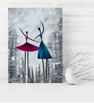 BK Gift Kişiye Özel Modern Soyut Kanvas Tablo 30x50cm 23