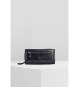 FINE BLACK HAKİKİ DERİ TELEFON CÜZDANI