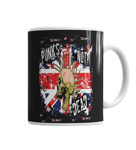 Skull Britanico Kupa Bardak Porselen