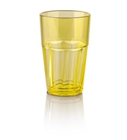 Plastport Kırılmaz Bardak - Sarı 400 ml - 100 Adet (Sedef)