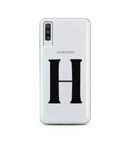 Samsung A70 Harf Tasarımlı Telefon Kılıfı H-Harfi 