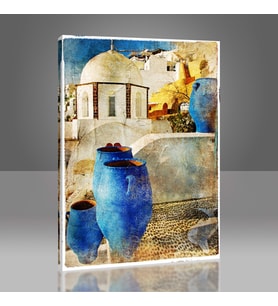 Arty Tablo Vintage, Santorini Tablo (Karışık)