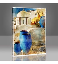 Arty Tablo Vintage, Santorini Tablo (Karışık)