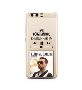 Oğuzhan Koç Mp3 Tasarımlı Süper Şeffaf Silikon Telefon Kılıfı Huawei P10    