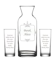 Kişiye Özel Rakı Karaf Seti Model 16-4