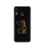 Baby Groot Tasarım Süper Şeffaf Silikon Telefon Kılıfı Samsung A30