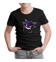 Pokemon Go - Gengar Siyah Çocuk Tshirt