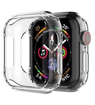 Microsonic Apple Watch Series 4 40mm Kılıf 360 Full Round Soft Silicone Şeffaf