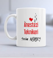 Anestezi Teknikeri Kupa Bardak