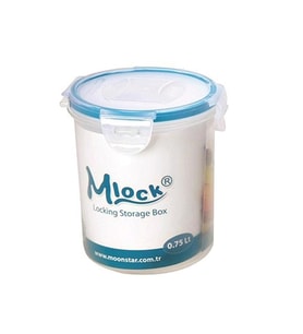 Moonstar Mlook Round 750ML Kilitli  Silindir Saklama Kabı ML-175