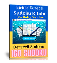 Dereceli Çok Kolay Sudoku Kitabı (Birinci Derece)