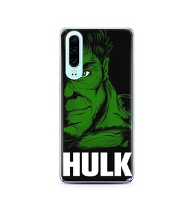 Hulk Tasarım Süper Şeffaf Silikon Telefon Kılıfı Huawei P30 