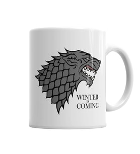 Game Of Thrones Winter is Coming Kupa Bardak Porselen