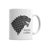 Game Of Thrones Winter is Coming Kupa Bardak Porselen
