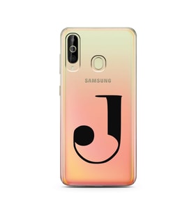 Samsung A60 Harf Tasarımlı Telefon Kılıfı J-Harfi 