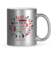 BK Gift Kişiye Özel 365 Mutlu Yeni Gün Gümüş Yaldızlı Kupa Bardak  4