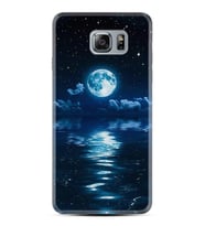 Kılıfland Samsung Galaxy Note 5 Kılıf Silikon Resimli Kapak Night Moon Stok 1133
