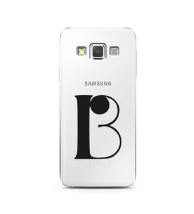 Samsung A3 (2015) Harf Tasarımlı Telefon Kılıfı B-Harfi 