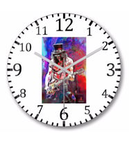 Slash  Duvar Saati Bombeli  Gercek Cam