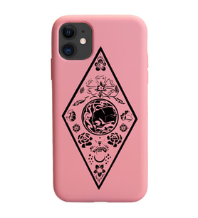 Iphone 11 Çizgi Tasarımlı Pudra Lansman Telefon Kılıfı