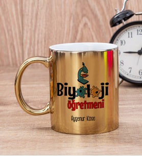 Biyoloji Öğretmeni Gold Kupa Bardak