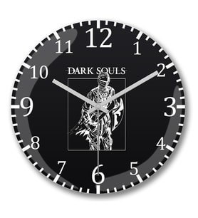 Dark Souls Duvar Saati Bombeli Gercek Cam