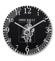 Dark Souls Duvar Saati Bombeli Gercek Cam